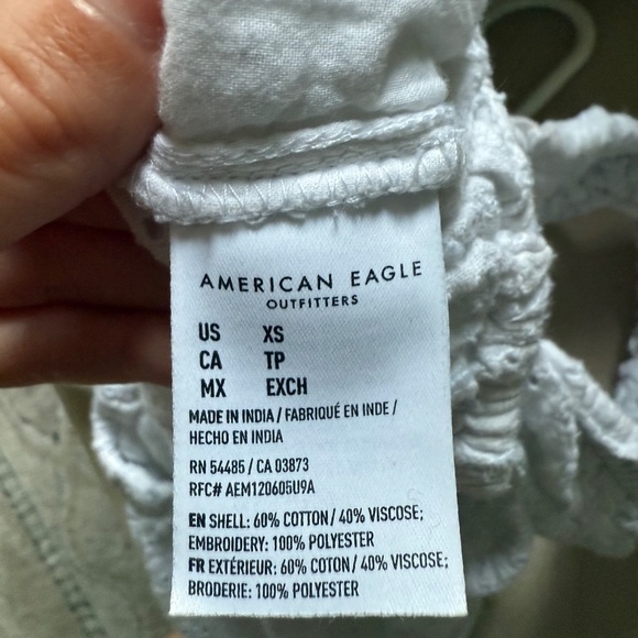 American Eagle Cottagecore Eyelet Top | XS | Romantic White - Picture 2 of 6